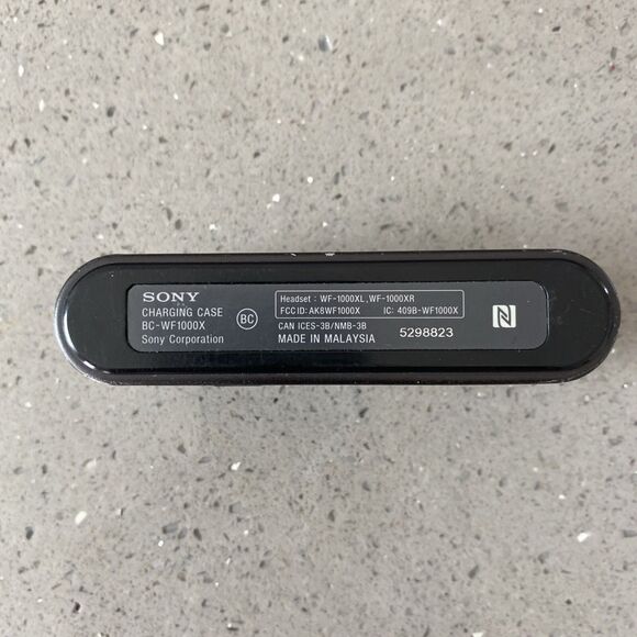 Sony WF-1000X Charging Case Only (BC-WF1000X) Black for Earbuds TESTED - Picture 4 of 6